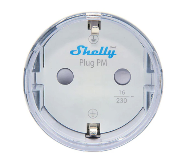 Shelly Smart gniazdko 13A Plug M Gen3 Matter biały - 1490023 - zdjęcie 2